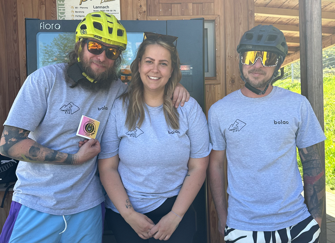 Ein Teil des Trainerteams der Crew26 - Michael Fabian, Alexandra Neuhold und Markus Reiter