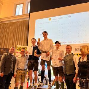 1. Platz für Ferdinand Muhri und 3. Platz für Thomas Hiebler in der Klasse Schüler 16