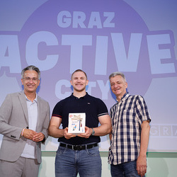 Ehrung von Gewichtheber Julian Heidenbauer durch die Stadt Graz für seinen Staatsmeistertitel 2025