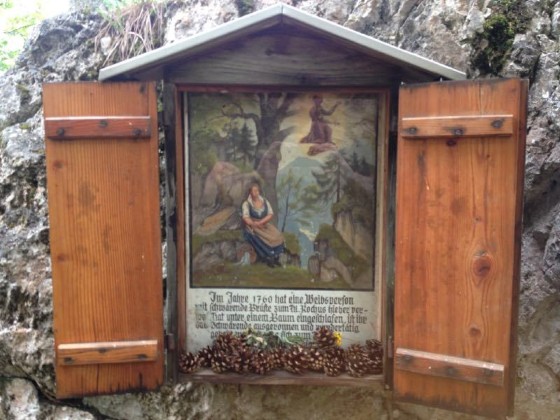 Rochusgrotte Essling / P. Ulrich Diel OSB zwischen Altenmarkt und Großreifling