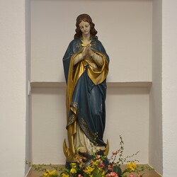 Auch die Muttergottes freute sich über den zahlreichen Besuch.
