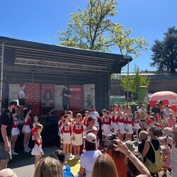 Die RedHots beim MeinBezirk Familienfest im Grazer Stadtpark