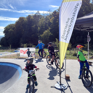 Benefiz-Pumptrack-Challenge der DSG für die Steirische Kinderkrebshilfe