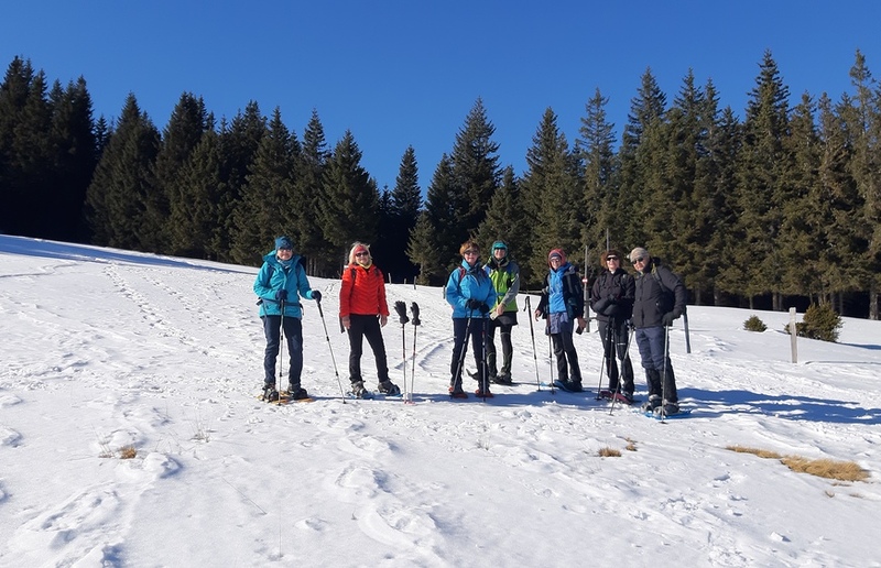 DSG Schneeschuhwanderung auf den Loskogel, 27.1.2024 / Knauhs